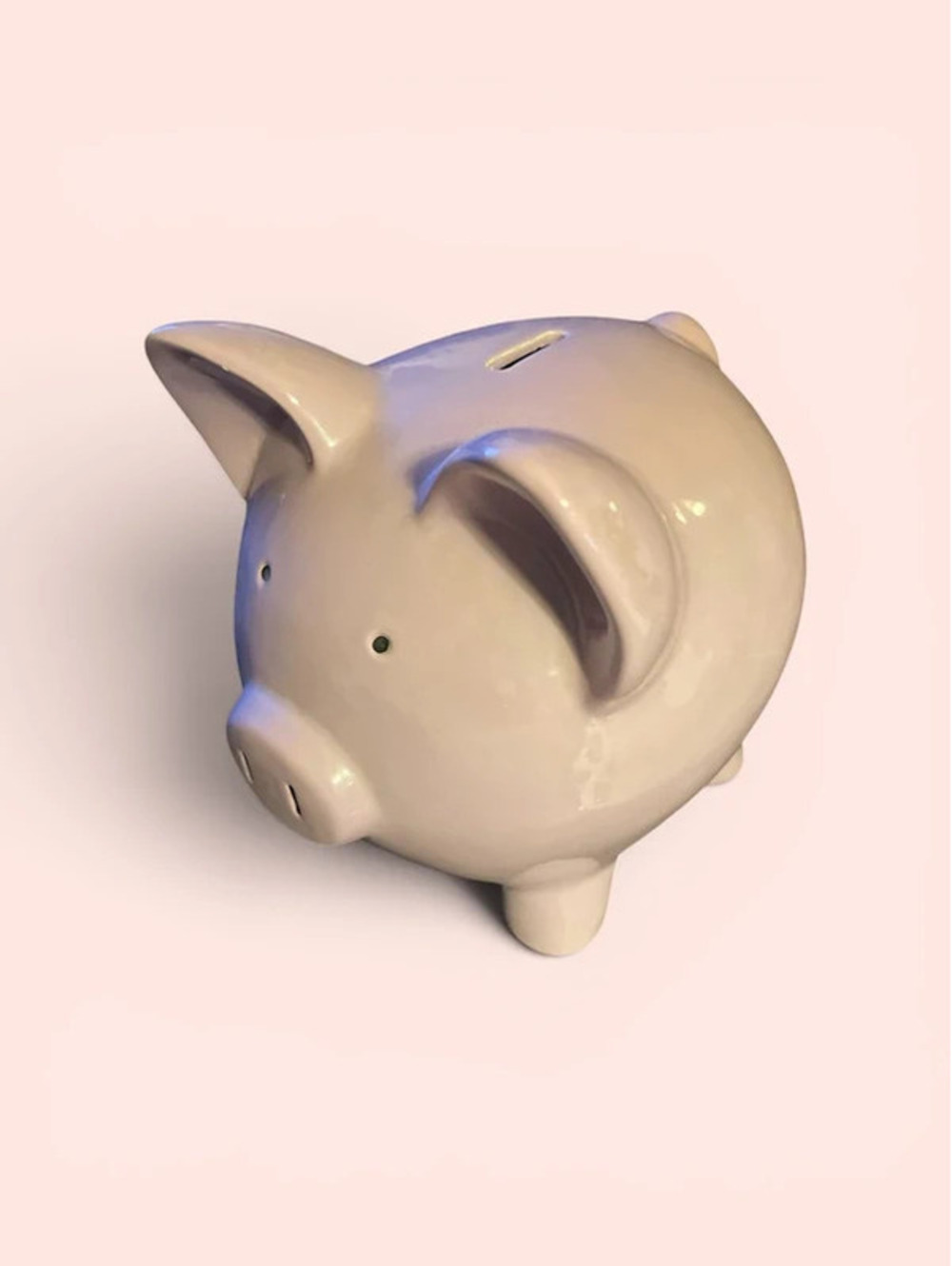 Children Ceramic Pink Piggy Bank